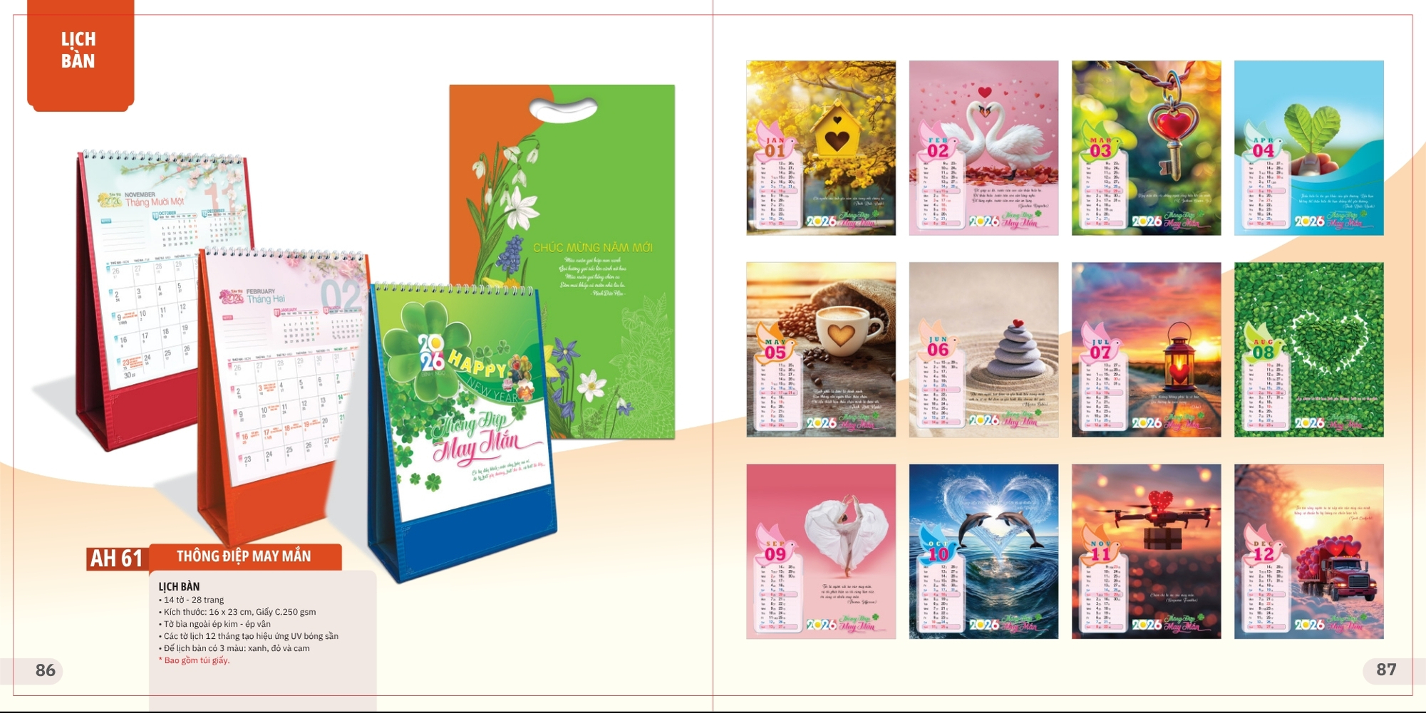 Khám phá 1001 mẫu lịch để bàn chữ M độc quyền của các NCC 2026 Khám phá 1001 mẫu lịch để bàn chữ M độc quyền của các NCC 2026