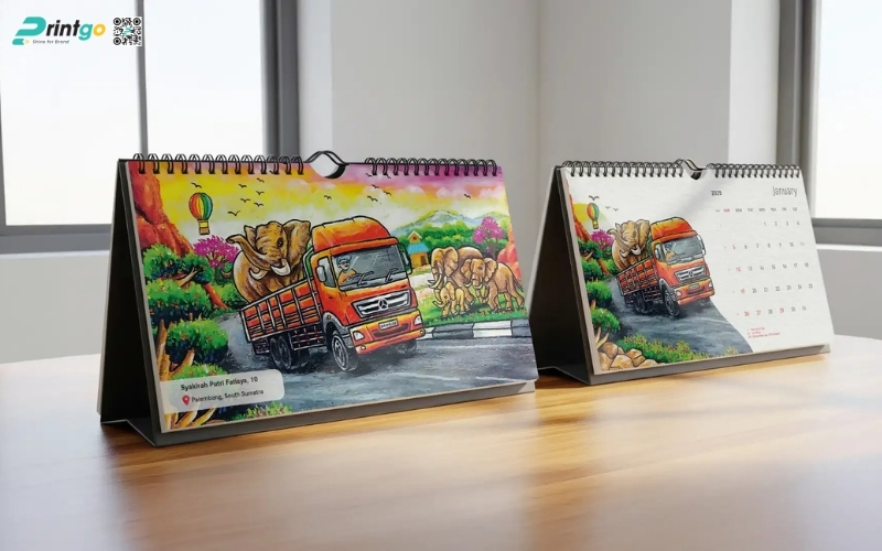 Mẫu lịch để bàn độc quyền chữ A Mẫu lịch để bàn độc quyền chữ A