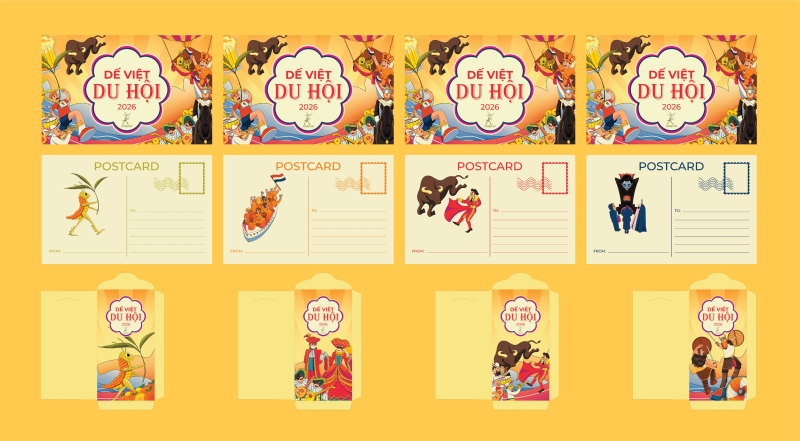 Ấn phẩm đi kèm Bộ sưu tập lịch "Dế Việt Du Hội" Ấn phẩm đi kèm Bộ sưu tập lịch "Dế Việt Du Hội"