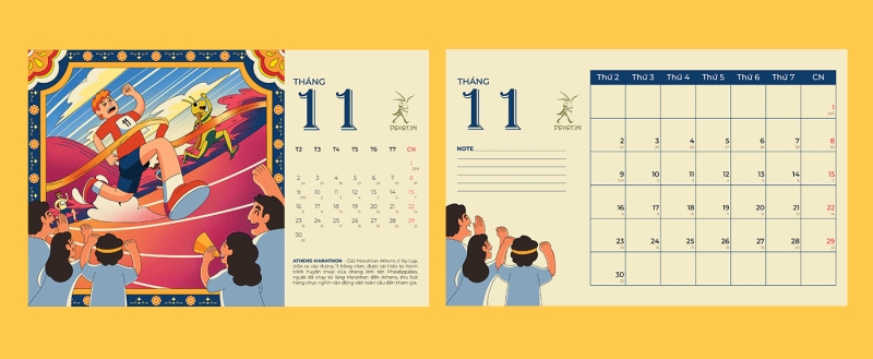 Tháng 11 – Athens Marathon, Hy Lạp Tháng 11 – Athens Marathon, Hy Lạp