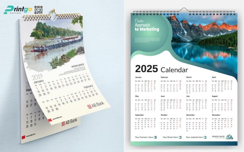 Mẫu lịch tết phong cảnh dạng lịch treo tường độc quyền Mẫu lịch tết phong cảnh dạng lịch treo tường độc quyền