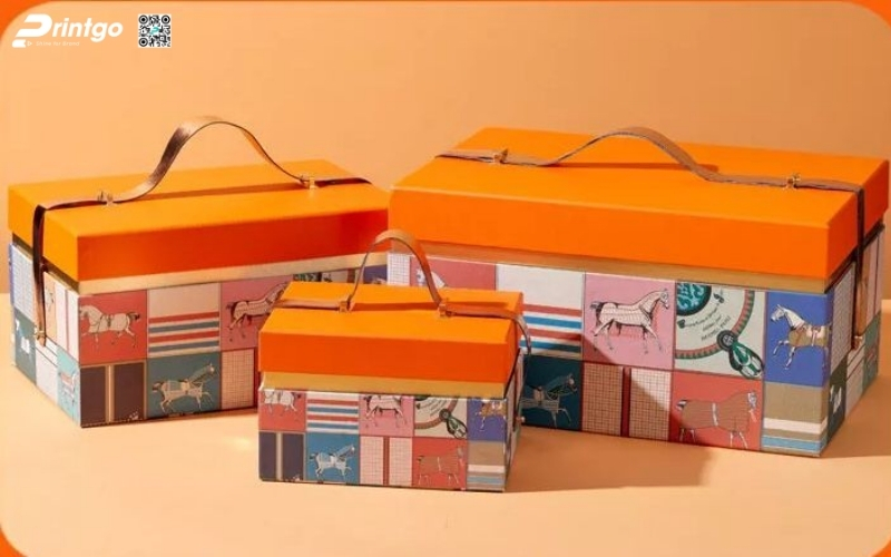 Bộ sưu tập mẫu hộp quà tết có quai xách bằng da Bộ sưu tập mẫu hộp quà tết có quai xách bằng da