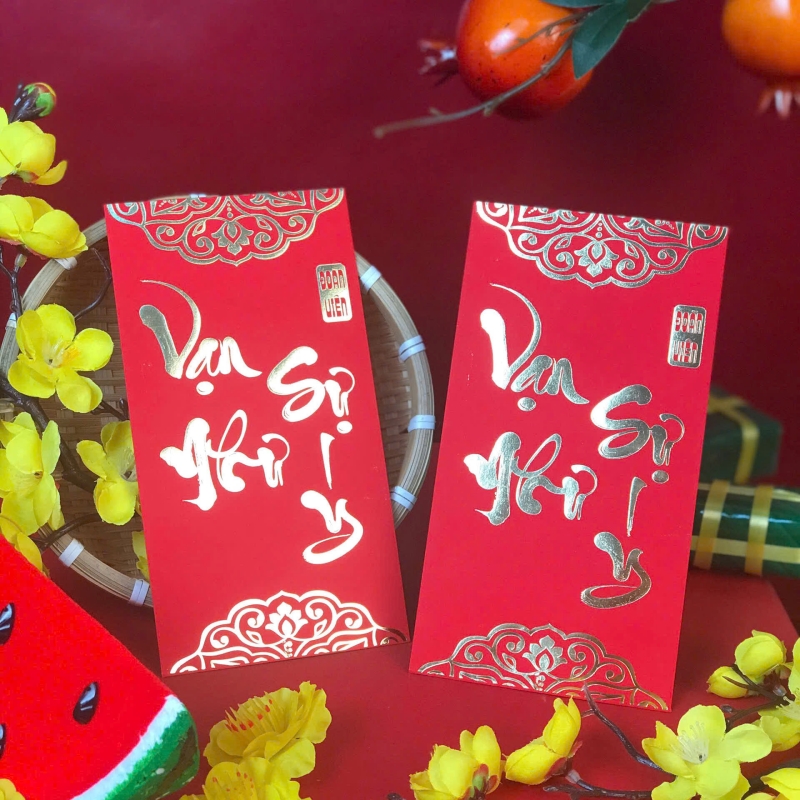 Các lời chúc Tết quen thuộc thường xuất hiện trên bao lì xì Các lời chúc Tết quen thuộc thường xuất hiện trên bao lì xì