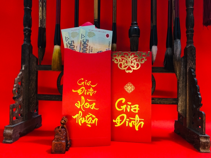Xu hướng thiết kế bao lì xì viết thư pháp được ưa chuộng nhất năm 2026 Xu hướng thiết kế bao lì xì viết thư pháp được ưa chuộng nhất năm 2026