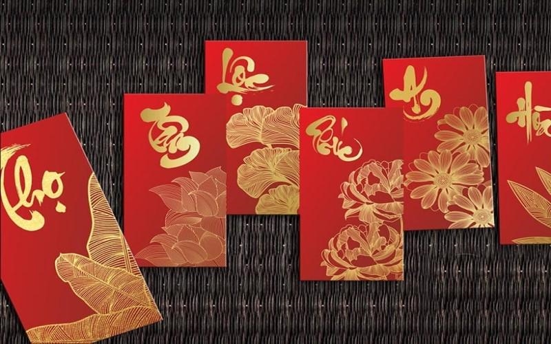 Kỹ thuật in bao lì xì thư pháp Kỹ thuật in bao lì xì thư pháp