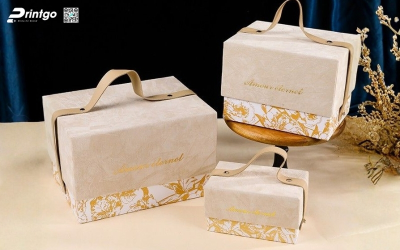 Bộ sưu tập mẫu hộp quà tết có quai xách bằng da Bộ sưu tập mẫu hộp quà tết có quai xách bằng da