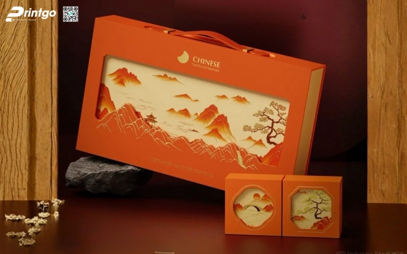 Mẫu hộp quà tết có quai xách bằng da Mẫu hộp quà tết có quai xách bằng da