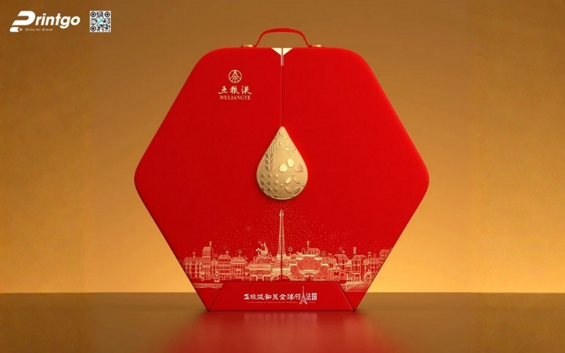 Mẫu hộp quà tết có quai xách bằng da Mẫu hộp quà tết có quai xách bằng da