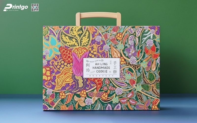 Mẫu hộp quà tết quai xách bằng gỗ Mẫu hộp quà tết quai xách bằng gỗ