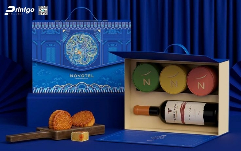 Mẫu hộp quà tết có quai xách bằng da Mẫu hộp quà tết có quai xách bằng da