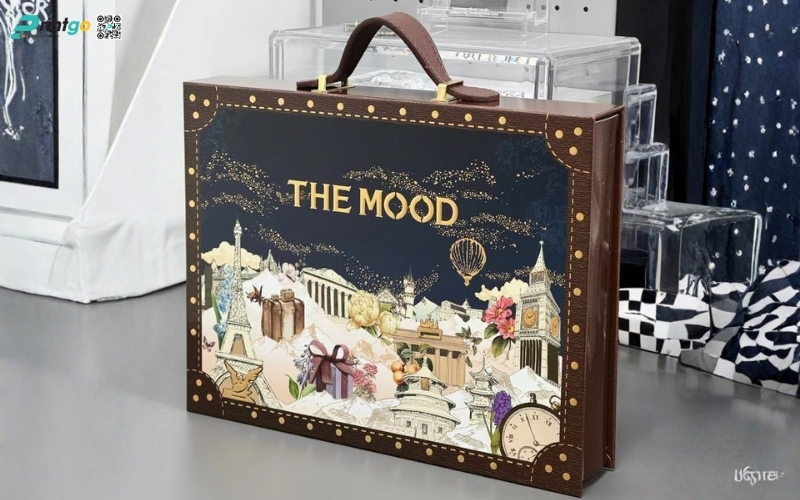 Bộ sưu tập mẫu hộp quà tết có quai xách bằng da Bộ sưu tập mẫu hộp quà tết có quai xách bằng da