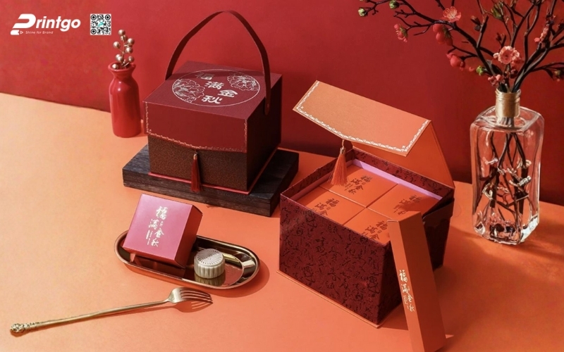 Bộ sưu tập mẫu hộp quà tết có quai xách bằng da Bộ sưu tập mẫu hộp quà tết có quai xách bằng da