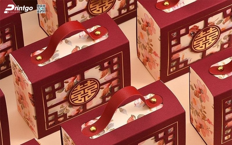 Kỹ thuật gia công và in hộp quà tết quai xách Kỹ thuật gia công và in hộp quà tết quai xách