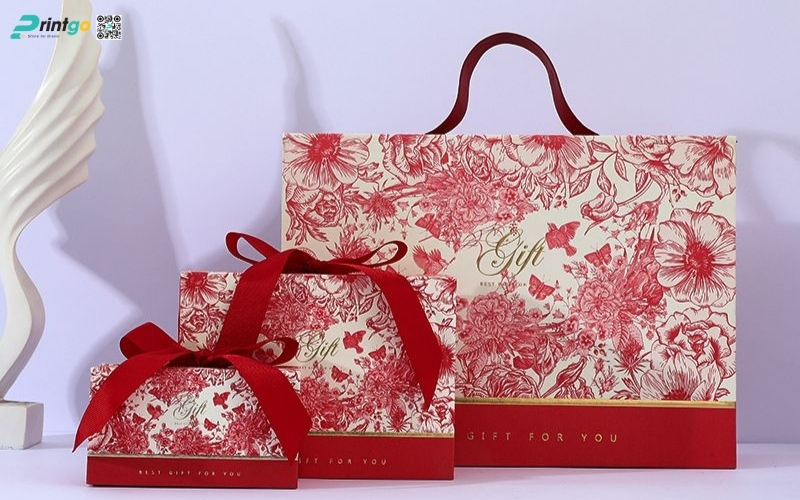 Bộ sưu tập mẫu hộp quà tết có quai xách bằng da Bộ sưu tập mẫu hộp quà tết có quai xách bằng da