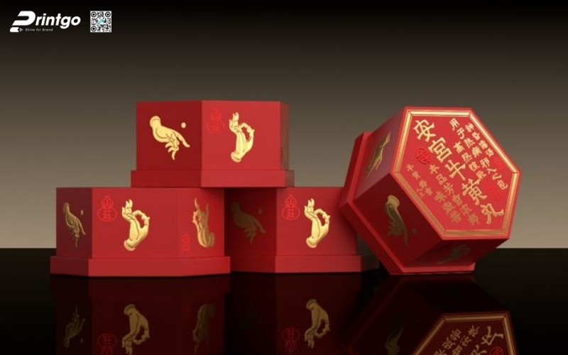 Hộp quà tết độc đáo hình lục giác, bát giác Hộp quà tết độc đáo hình lục giác, bát giác