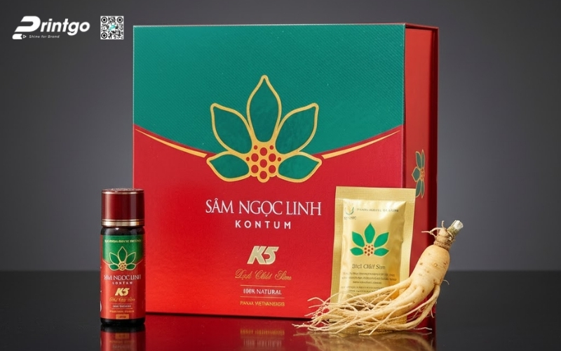 Mẫu hộp quà tết sâm Ngọc Linh Mẫu hộp quà tết sâm Ngọc Linh