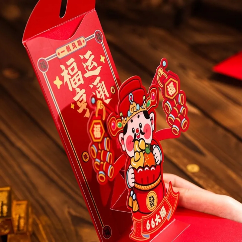 Gia công hoàn thiện cho bao lì xì 3D Gia công hoàn thiện cho bao lì xì 3D