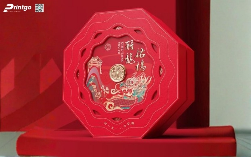 Hộp quà tết độc đáo hình lục giác, bát giác Hộp quà tết độc đáo hình lục giác, bát giác