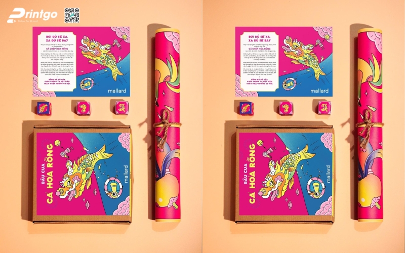 Hộp quà tết độc đáo kèm board game Hộp quà tết độc đáo kèm board game