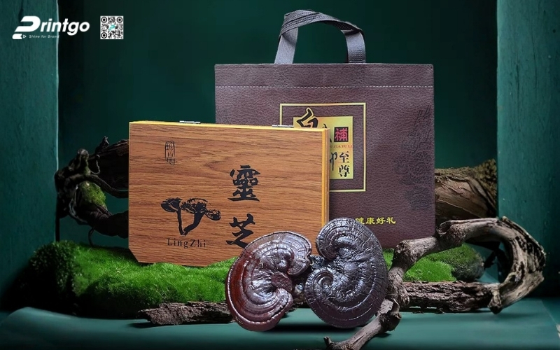 Mẫu hộp quà Tết nấm linh chi cao cấp và sang trọng nhất 2026 Mẫu hộp quà Tết nấm linh chi cao cấp và sang trọng nhất 2026