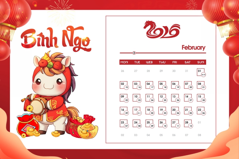 Tải ngay bộ số lịch 2026 vector ngựa dễ thương - Tháng 2 Tải ngay bộ số lịch 2026 vector ngựa dễ thương - Tháng 2