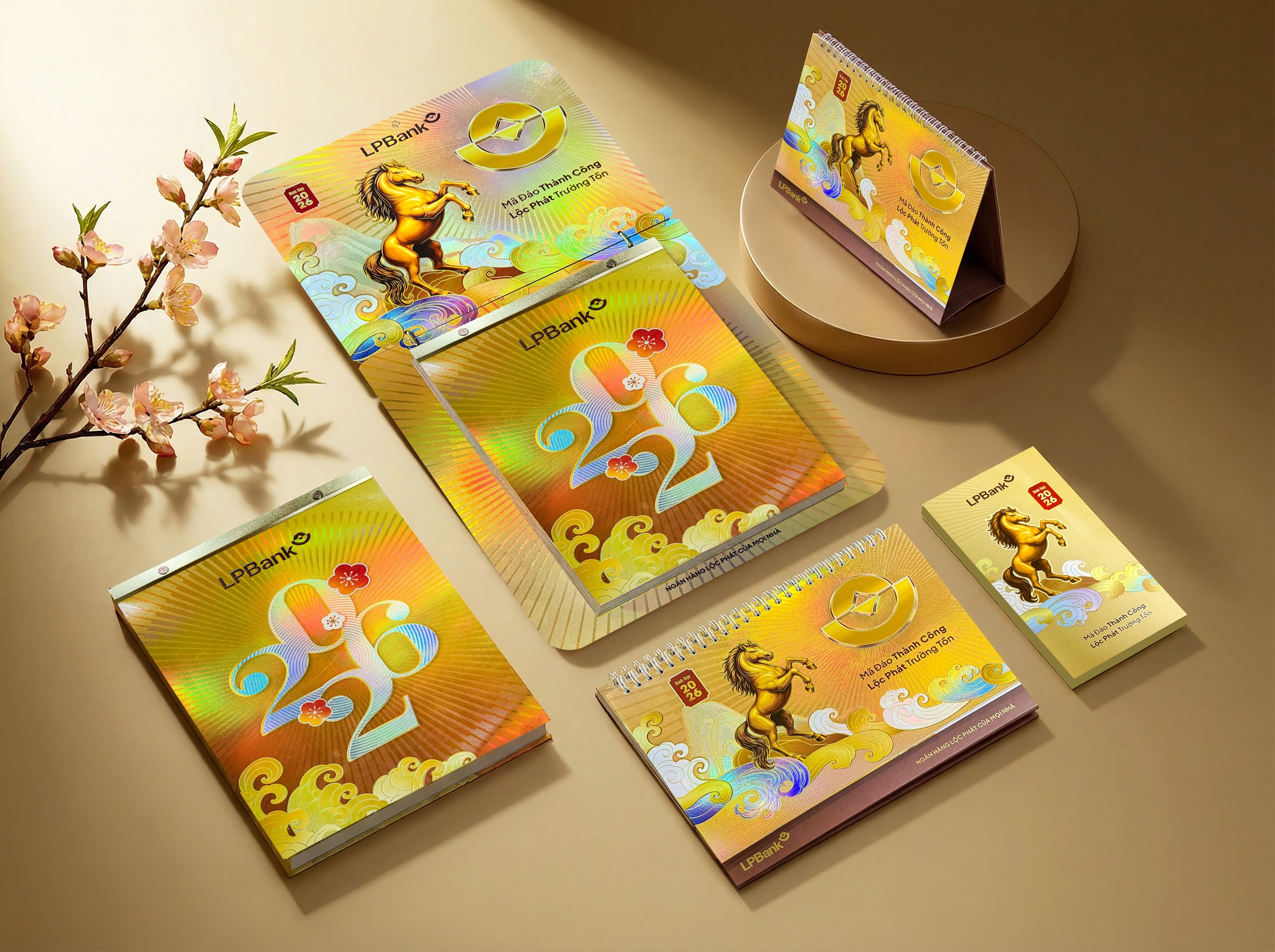 Bộ sưu tập lịch ngân hàng LP Bank 2026 Bộ sưu tập lịch ngân hàng LP Bank 2026