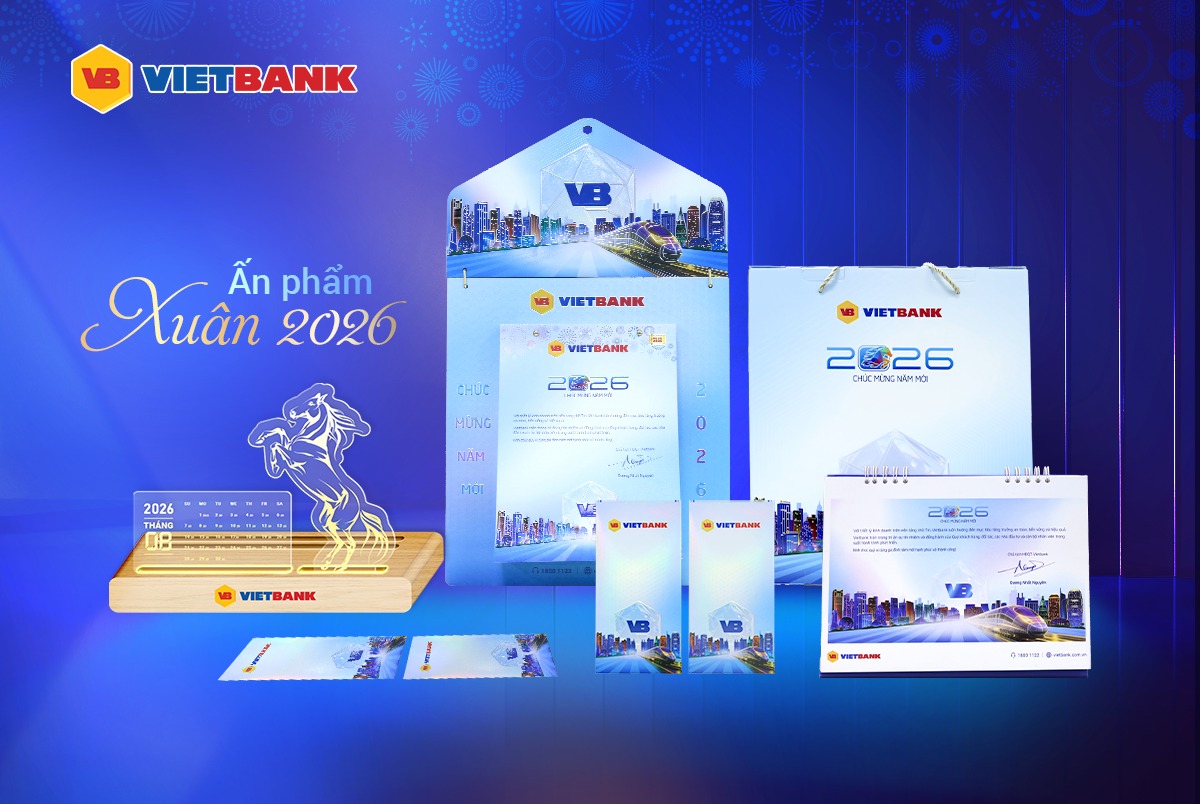Bộ sưu tập lịch ngân hàng Vietbank 2026 Bộ sưu tập lịch ngân hàng Vietbank 2026