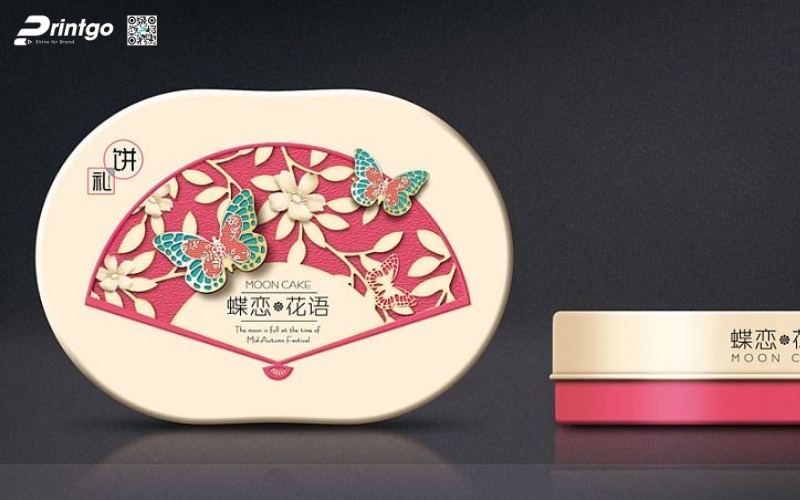 Hộp quà tết độc đáo hình quạt lạ mắt Hộp quà tết độc đáo hình quạt lạ mắt