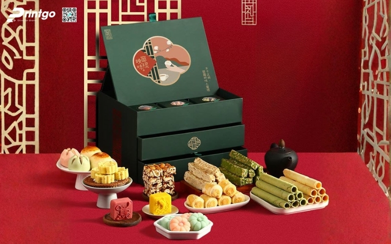 Hộp quà tết độc đáo nhiều ngăn Hộp quà tết độc đáo nhiều ngăn