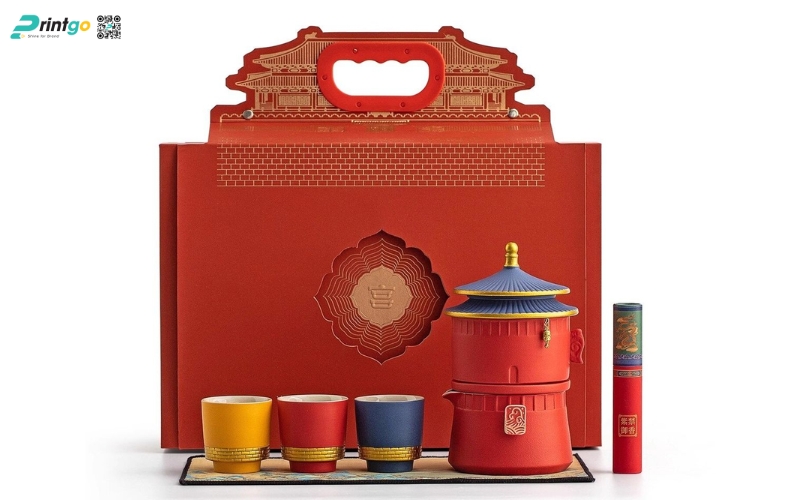 Mẫu hộp quà tết không rượu có quy cách đặc biệt Mẫu hộp quà tết không rượu có quy cách đặc biệt