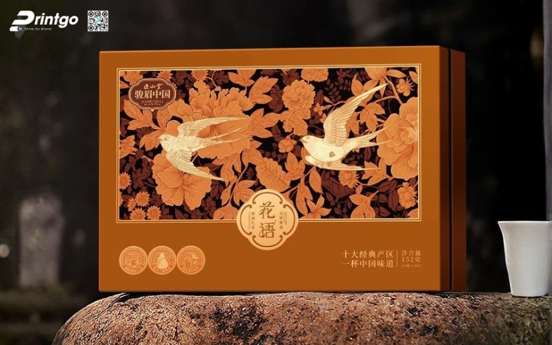 Mẫu hộp quà tết không rượu hình chữ nhật Mẫu hộp quà tết không rượu hình chữ nhật