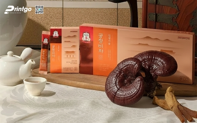 Mẫu hộp quà Tết nấm linh chi cao cấp và sang trọng nhất 2026 Mẫu hộp quà Tết nấm linh chi cao cấp và sang trọng nhất 2026