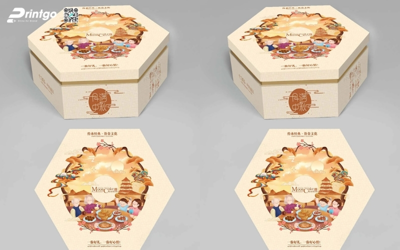 Hộp quà tết độc đáo hình lục giác, bát giác Hộp quà tết độc đáo hình lục giác, bát giác