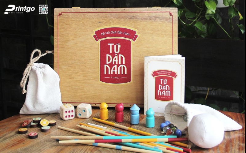 Hộp quà tết độc đáo kèm board game Hộp quà tết độc đáo kèm board game