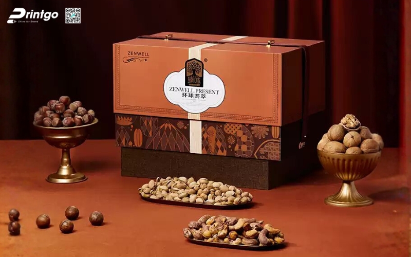 Mẫu hộp quà tết không rượu có quy cách đặc biệt Mẫu hộp quà tết không rượu có quy cách đặc biệt