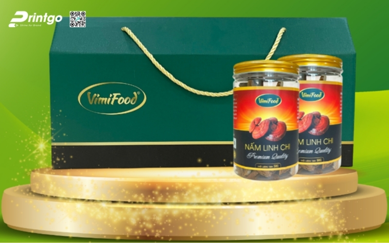 Mẫu hộp quà Tết nấm linh chi cao cấp và sang trọng nhất 2026 Mẫu hộp quà Tết nấm linh chi cao cấp và sang trọng nhất 2026