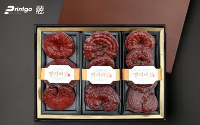 Mẫu hộp quà Tết nấm linh chi cao cấp và sang trọng nhất 2026 Mẫu hộp quà Tết nấm linh chi cao cấp và sang trọng nhất 2026