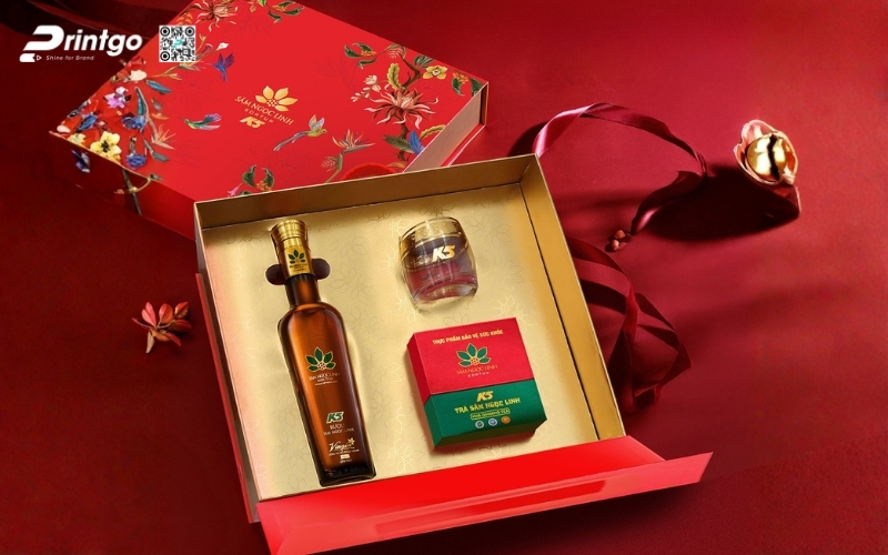Mẫu hộp quà tết sâm Ngọc Linh Mẫu hộp quà tết sâm Ngọc Linh