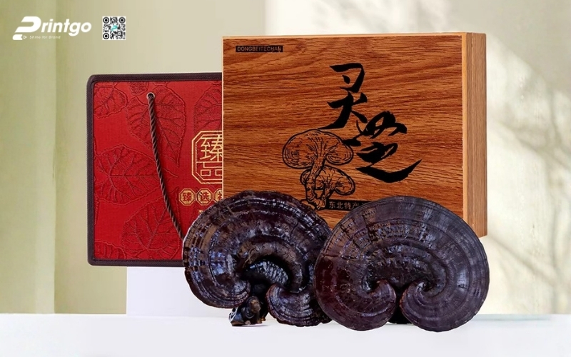 Mẫu hộp quà Tết nấm linh chi cao cấp và sang trọng nhất 2026 Mẫu hộp quà Tết nấm linh chi cao cấp và sang trọng nhất 2026