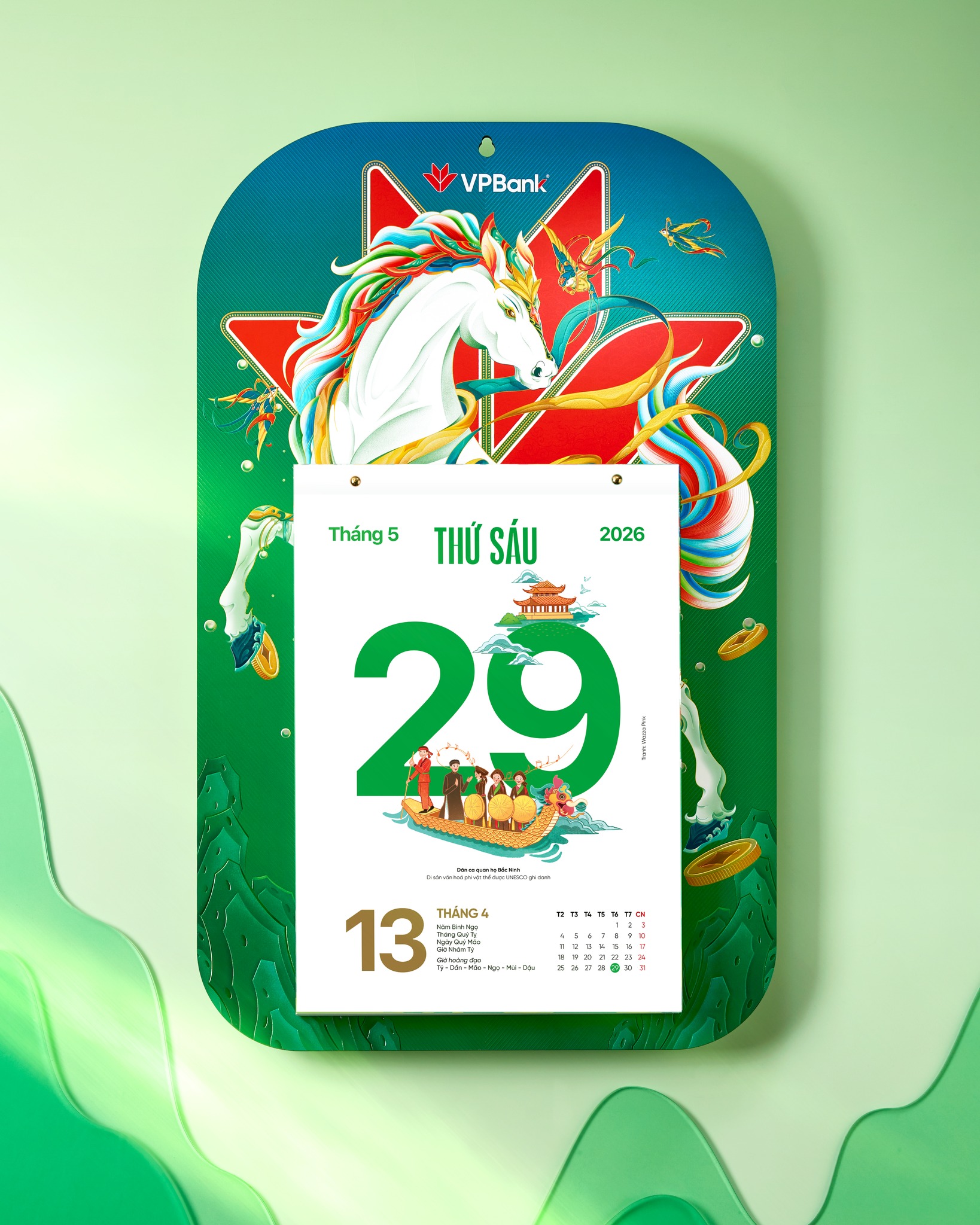 Bộ sưu tập lịch ngân hàng VP Bank 2026 Bộ sưu tập lịch ngân hàng VP Bank 2026