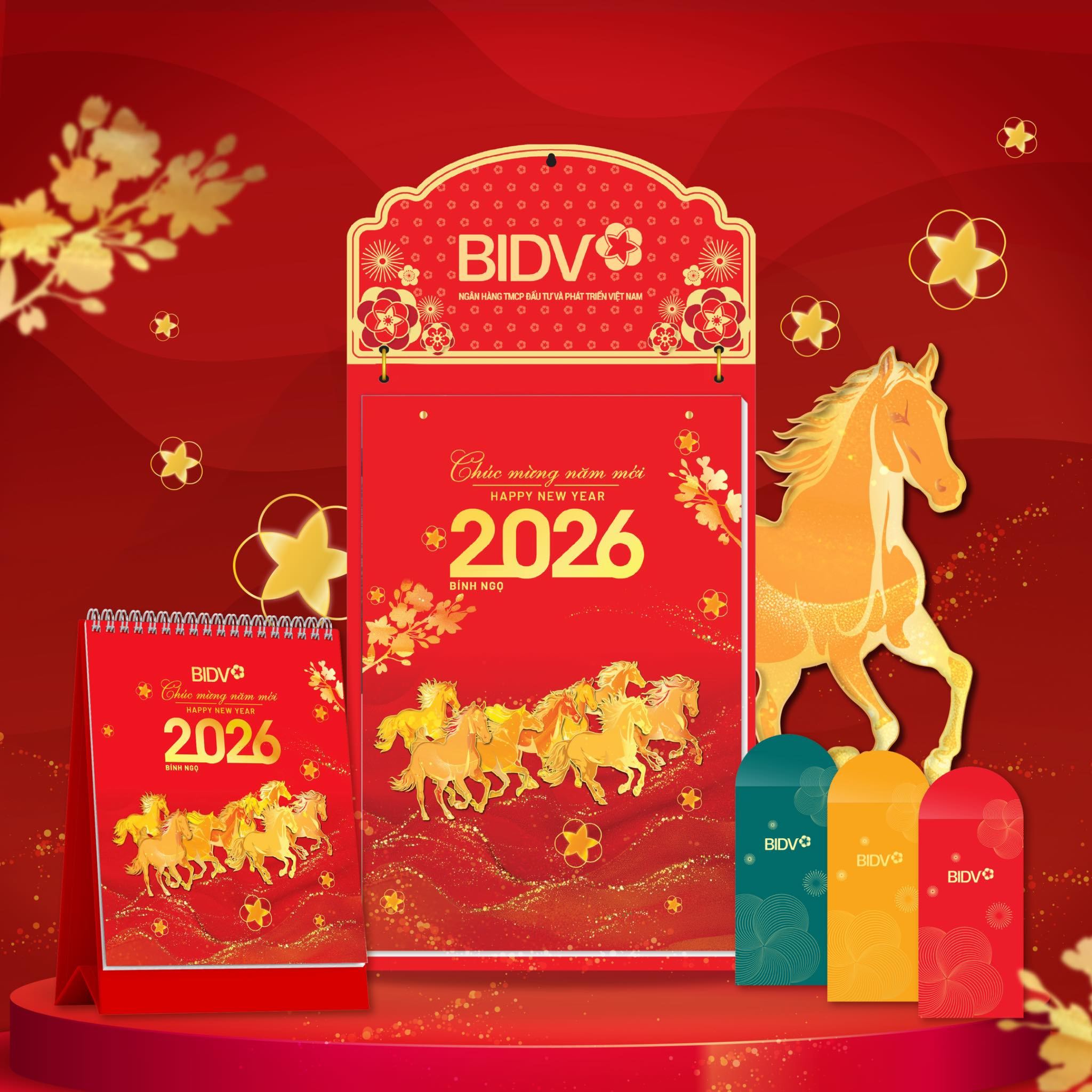 Bộ sưu tập lịch ngân hàng BIDV 2026 Bộ sưu tập lịch ngân hàng BIDV 2026
