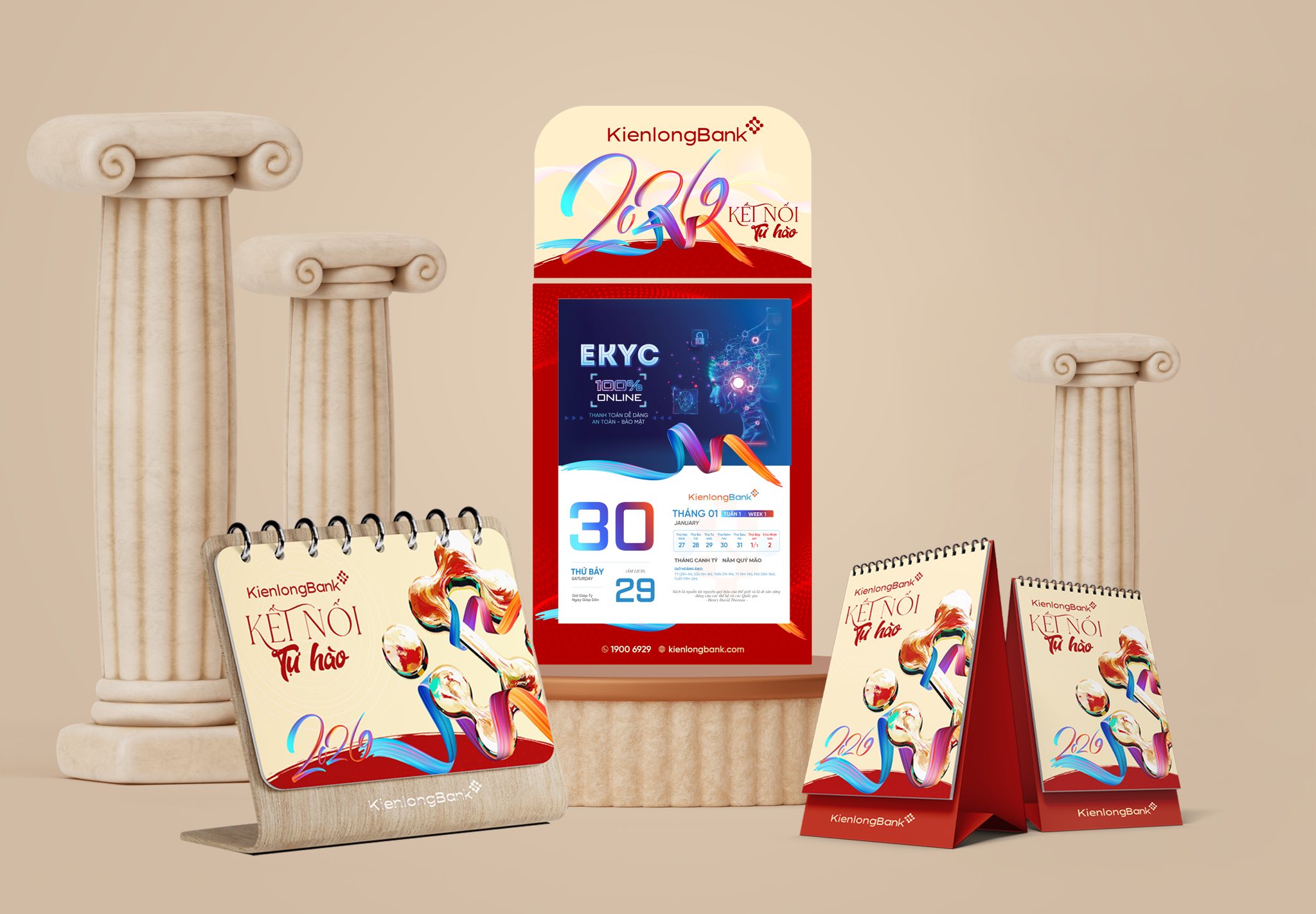 Bộ sưu tập lịch ngân hàng Kienlong Bank 2026 Bộ sưu tập lịch ngân hàng Kienlong Bank 2026