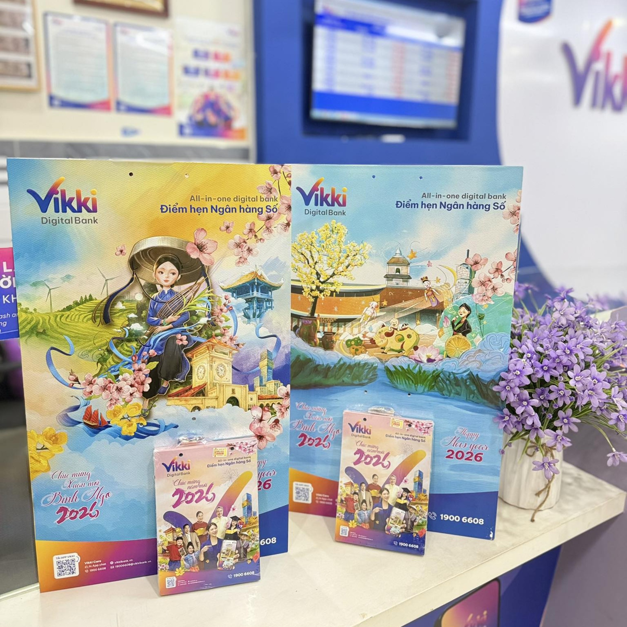 Bộ sưu tập lịch ngân hàng Vikki Digital Bank 2026 Bộ sưu tập lịch ngân hàng Vikki Digital Bank 2026