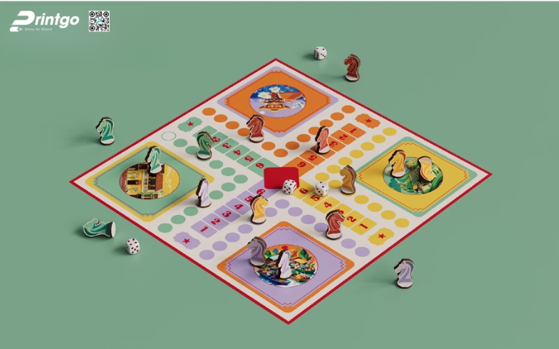 Hộp quà tết độc đáo kèm board game Hộp quà tết độc đáo kèm board game