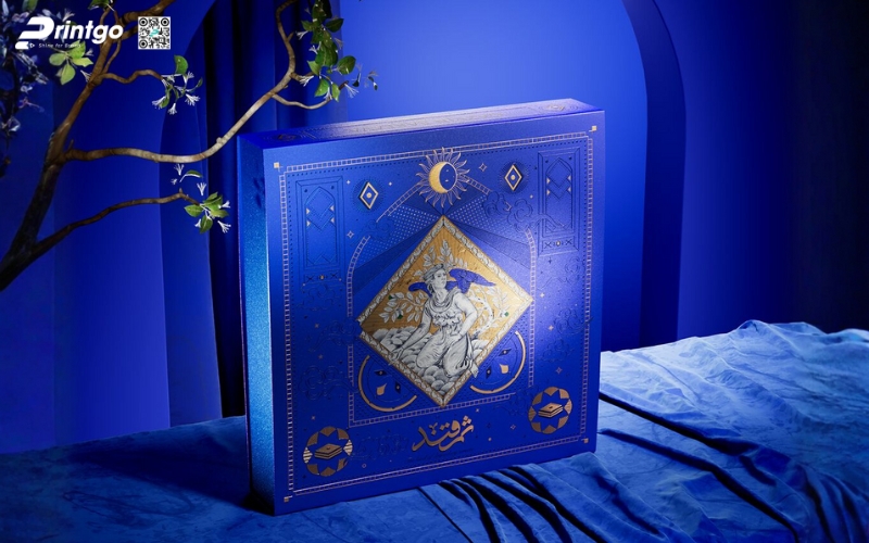 Mẫu hộp quà tết không rượu hình vuông Mẫu hộp quà tết không rượu hình vuông