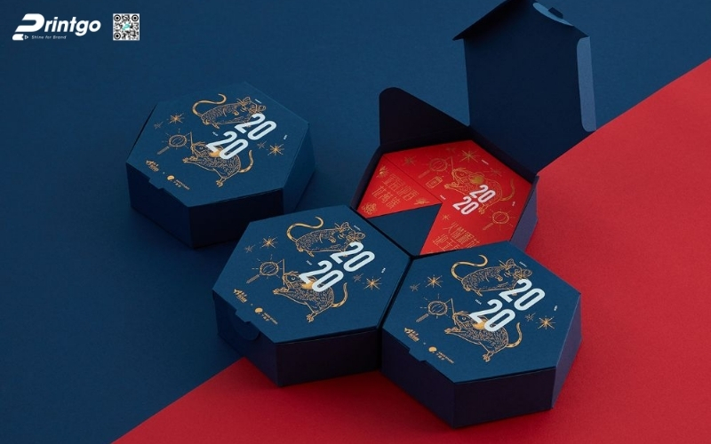 Hộp quà tết độc đáo hình lục giác, bát giác Hộp quà tết độc đáo hình lục giác, bát giác