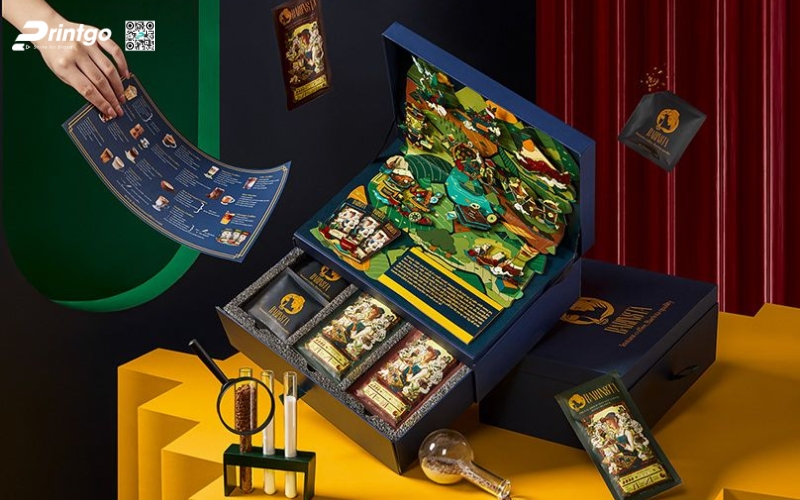 Hộp quà tết độc đáo kèm board game Hộp quà tết độc đáo kèm board game