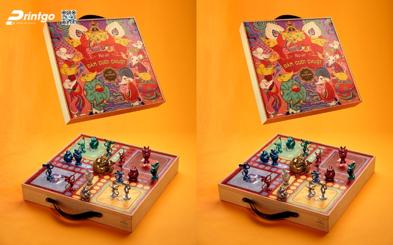 Hộp quà tết độc đáo kèm board game Hộp quà tết độc đáo kèm board game
