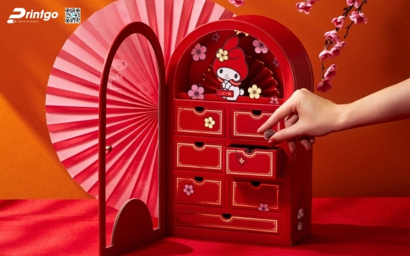 Hộp quà tết độc đáo nhiều ngăn Hộp quà tết độc đáo nhiều ngăn