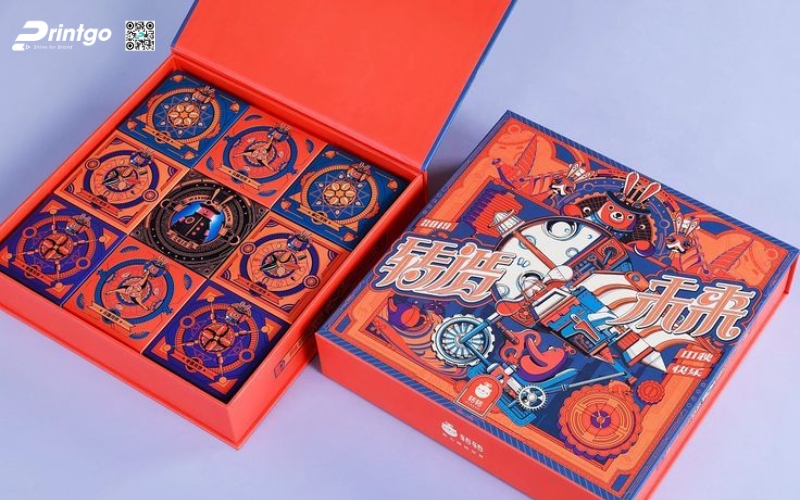 Hộp quà tết độc đáo kèm board game Hộp quà tết độc đáo kèm board game